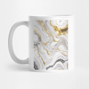 Silver marble gradient Mug